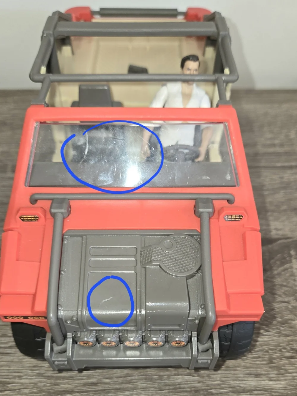 Jurassic World Rebirth Launch 'N Battle Vehicle Mattel 2025 INCOMPLETE Please RE